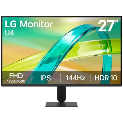 Монитор LG 27U411B-B, 27" IPS, 1920x1080, 144Гц