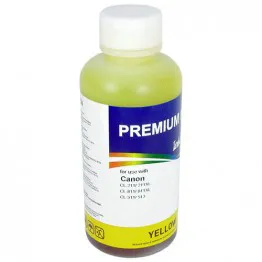 Чернила водные Inktec C2011 желтые, yellow 100мл - для картриджей Canon CL-511/CL-513
