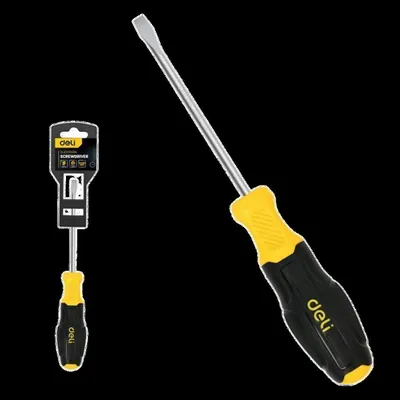 Отвертка шлицевая Deli DL6331501N, SL3×150 мм, Cr-V, магнитный наконечник