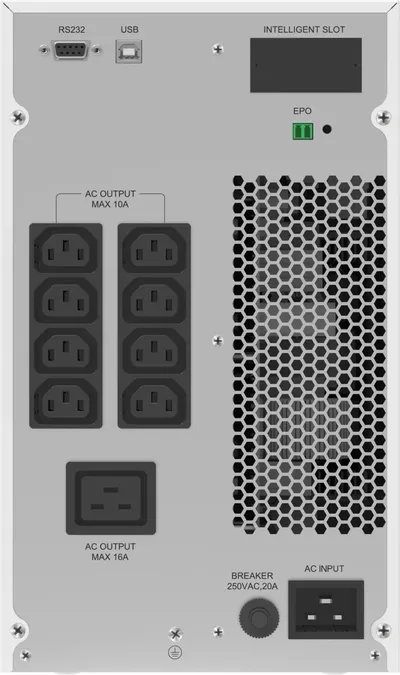 ИБП Ippon Na+ II TA 3000, 3000 ВА / 3000 Вт, онлайн, 8×IEC 320 C13 + 1×IEC 320 C19