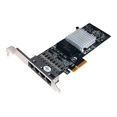 Сетевой адаптер ST-Lab NE-D15-1410-00-00012, 4×1GbE, PCIe x4, Intel i350AM4