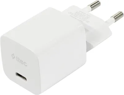 Сетевое ЗУ Ttec 2SCG20CB, GaN, 20W, PD, USB-C, кабель USB-C-USB-C 60W