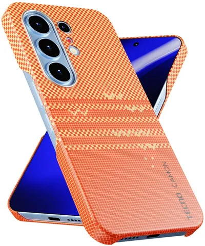 Чехол KRUTOFF для Tecno Camon 50 Ultra, клип-кейс, оранжевый