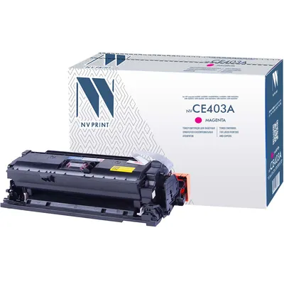 Картридж NV Print NV-CE403AM для HP Color LaserJet, пурпурный, 6000 стр.