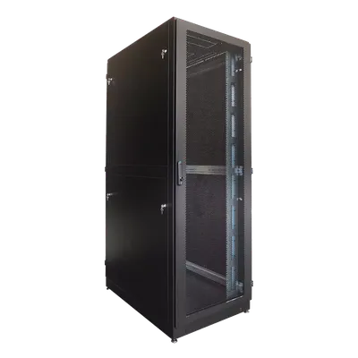 Шкаф серверный ЦМО ШТК-М-42.8.10-88АА-9005, 42U, 800×1000 мм, до 1200 кг, IP20