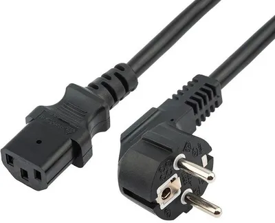Шнур питания REXANT 04-2733, CEE 7/7 (Schuko) — IEC 320 C13, 3×0,75 мм², 1,8 м
