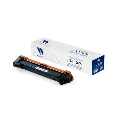 Картридж тонерный NV Print NV-TN1075T, черный, 1000 страниц, для Brother