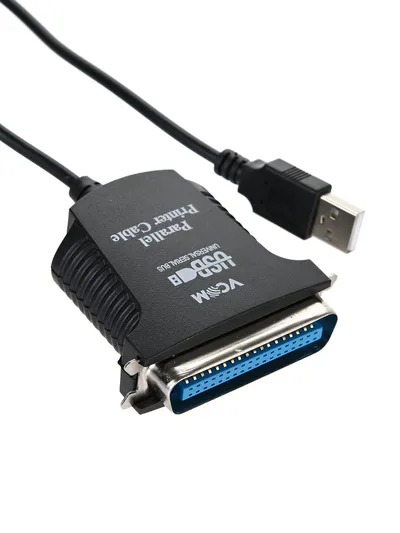 Кабель-адаптер Vcom VUS7052, USB-A — LPT, 1.8 м