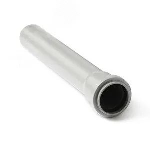 Труба канализационная PRO AQUA 113075, PP, 32×750 мм, раструбная, серая