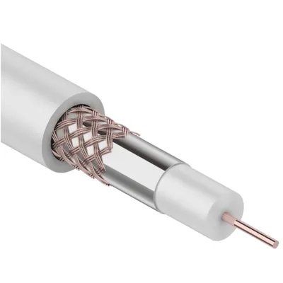 Кабель коаксиальный REXANT RG-6U+Cu 01-2233, 75 Ом, бухта 305 м