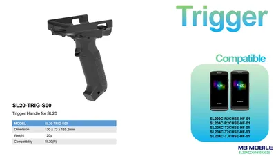 SL20-TRIG-S00 Пистолетная рукоятка M3 Mobile  ASSY:  SL20  Trigger Handle