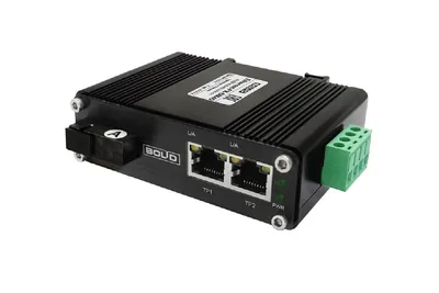 Медиаконвертор Болид Ethernet-FX-SM40SA, 10/100Base-TX в 100Base-FX, одномодовый, 40км