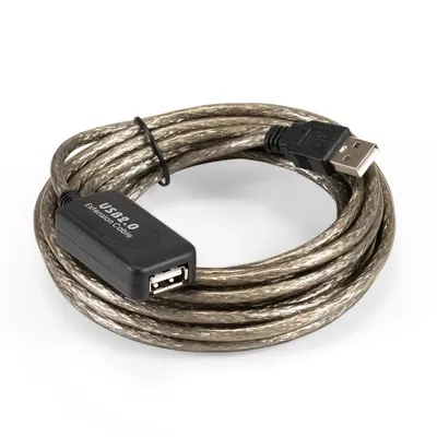 Кабель ExeGate EX-UAE-AMAF-5.0, активный удлинитель USB 2.0, 5 м