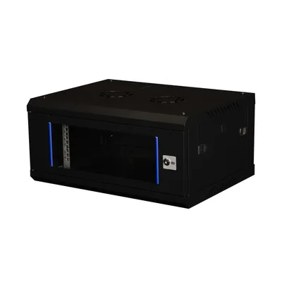 Шкаф телекоммуникационный Datarex DR-630001, 19", 4U, 600×450 мм, настенный