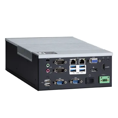 Встраиваемый компьютер Axiomtek eBOX640-500-FL-DC, LGA1151, DDR4, 2×GbE, 4×COM