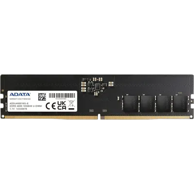 Модуль памяти ADATA AD5U480016G-S, 16 ГБ DDR5-4800, DIMM, CL40, 1.1 В