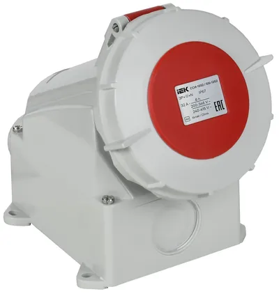 Розетка IEK PSR12-032-5-0-67 настенная CEE, 32 А, 380 В, 3P+N+E, IP67