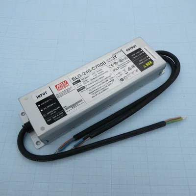 Блок питания Mean Well ELG-240-C700B-3Y, AC-DC, 240.1Вт, IP67, 172…343В/700мА