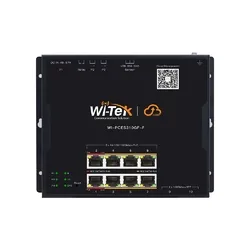 Коммутатор Wi-Tek WI-PCES310GF-F, промышленный, 8×GE + 2×SFP, PoE, настраиваемый