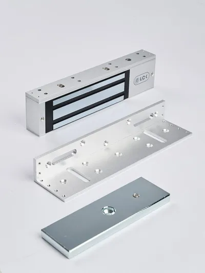 Электромагнитный замок R-Lock RL-EML350-L0S, накладной, 350кг, DC12/24В, серебристый RAL 7047
