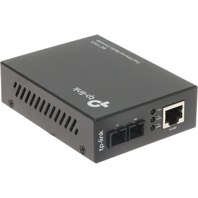 Медиаконвертер TP-Link MC110CS, 10/100Mbps RJ45–SC, одномодовый, 20км