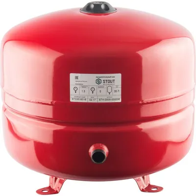 Бак расширительный STOUT STH-0005-000035, 35 л, вертикальный, 5 бар