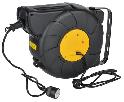 Удлинитель IEK TW-KP27-16-01-25-02, катушка 25 м, 1 розетка, 16 А, 3×1,5 мм²