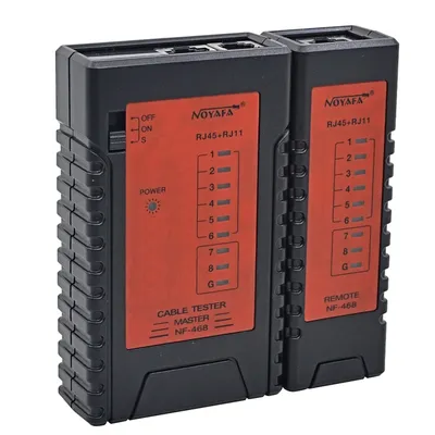 Тестер кабелей Noyafa NF-468, RJ-45/RJ-11, UTP/FTP/STP