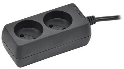 Удлинитель IEK WYP10-06-02-05-K02, 2 места, 5м, без заземления