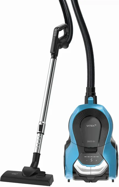 Пылесос VITEK VT-CV5410, 2600 Вт, контейнер 4 л, HEPA, сухая уборка