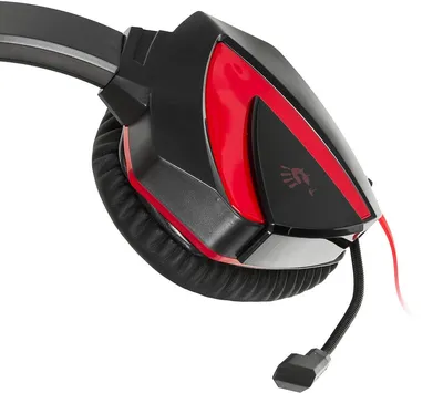 Гарнитура A4Tech Bloody G500, мониторные, оголовье, 40 мм, 16 Ом, 3.5 мм