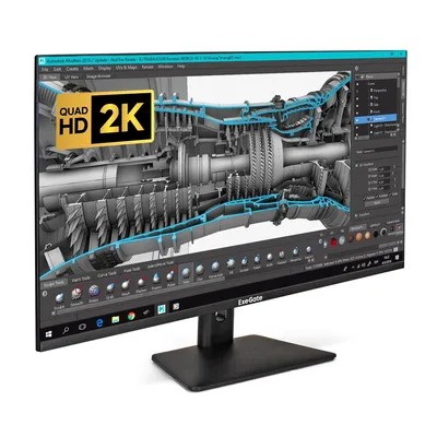 Монитор ExeGate SmartView ES3207CA, 31.5" WQHD IPS, 2560×1440, 75 Гц
