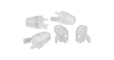 Защитный колпачок NIKOMAX NMC-RJBOOT55B-TR-100, для RJ45, кабель 5,5 мм, 100 шт