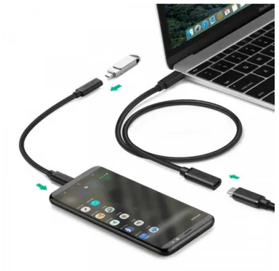 Кабель UGREEN US353 (10387), USB Type-C — USB Type-C, 1 м, USB 3.2 Gen 2