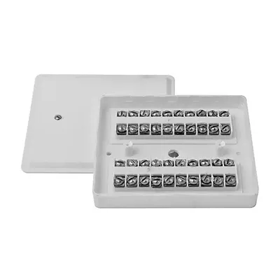 Коробка распределительная телефонная SLT КРТП-10, 125x113x27 мм