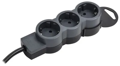 STANDARD Удлинитель У03 3 места 2P+PE 1,5м 3х1,5мм2 16А черный