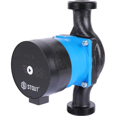Насос циркуляционный STOUT SPC-0003-2540180 mini pro 25/40-180, 3 м³/ч, 4 м, чугун