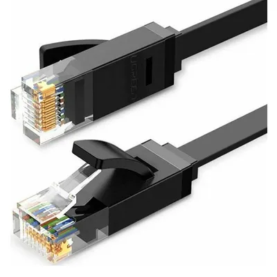 Патч-корд UGREEN NW101-50192, Cat6 U/UTP, RJ-45—RJ-45, 2 м, черный