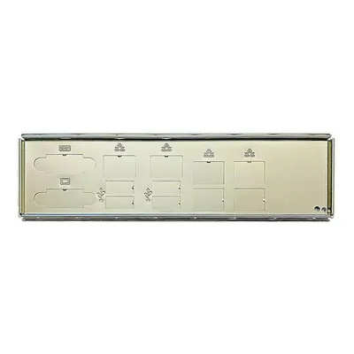 Заглушка панели SuperMicro MCP-260-00164-0N, I/O Shield, сталь, серебристый