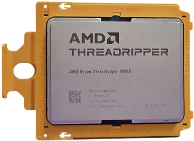 Процессор AMD Ryzen Threadripper 9980X 100-000001593, OEM, 64 ядра/128 потоков, 3.2/5.4 ГГц, sTR5