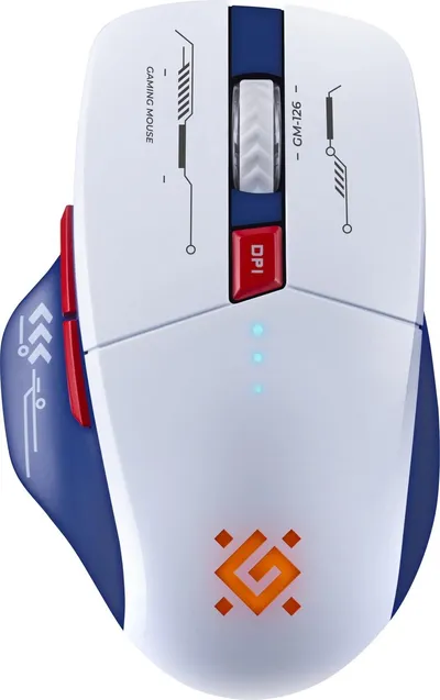 Мышь Defender 52126, беспроводная, Bluetooth/радио, 1600 dpi