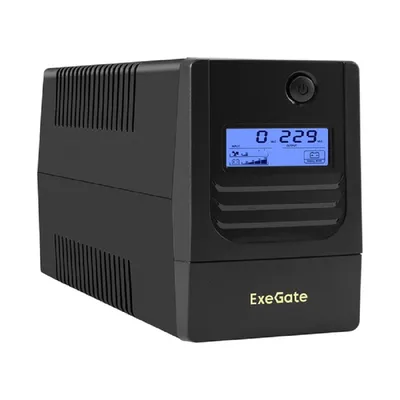 ИБП ExeGate EX299500RUS, 850VA/510W, LCD, AVR, 4×C13