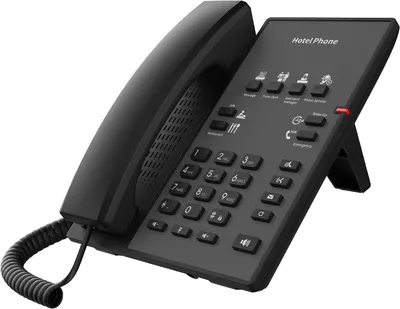 Телефон Fanvil H1, IP, гостиничный, 1xEthernet, PoE