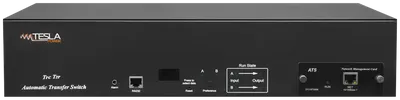 Стоечный переключатель нагрузки Tesla Power TP-ATS-12A04B-32A, 2U, 32 А, 1 фаза