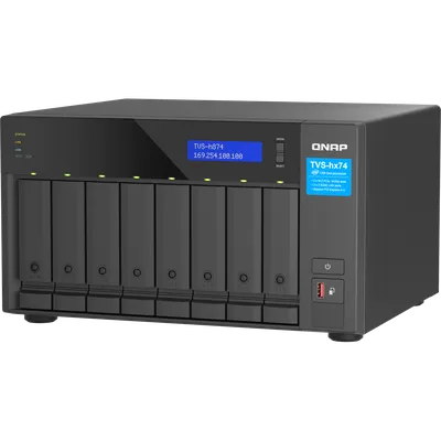 СХД QNAP TVS-h874-i7-32G, 8×3.5"/2.5", 2×M.2 NVMe, 2×2.5GbE, 32GB DDR4