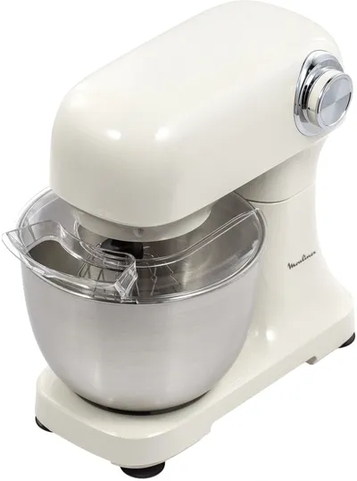 Кухонная машина Moulinex QA140AF1, стационарная, белая