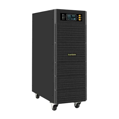ИБП ExeGate EX296951RUS, 6000VA/6000W, On-Line, PF=1, LCD, Tower