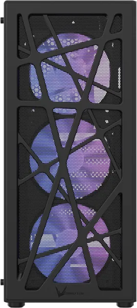 Корпус Formula V Mana Black AR V2, Midi-Tower ATX, 4×120 мм ARGB, стекло