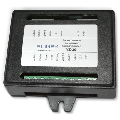 Коммутатор SLINEX VZ-20, расширение до 2 видеопанелей, 4-проводной стандарт Commax
