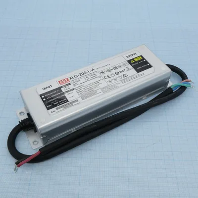 XLG-200-L-A MEAN WELL  , AC/DC LED, 142-285В, 0.7А, 200Вт, IP67 блок питания  для светодиодного освещения